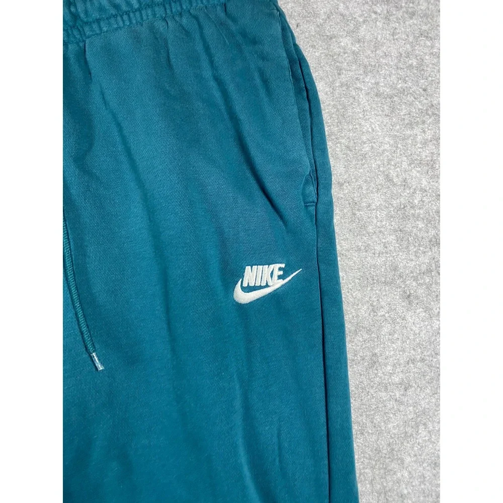 Nike Sportswear Essential Women's Fleece Joggers Teal Blue Medium BV4095-467